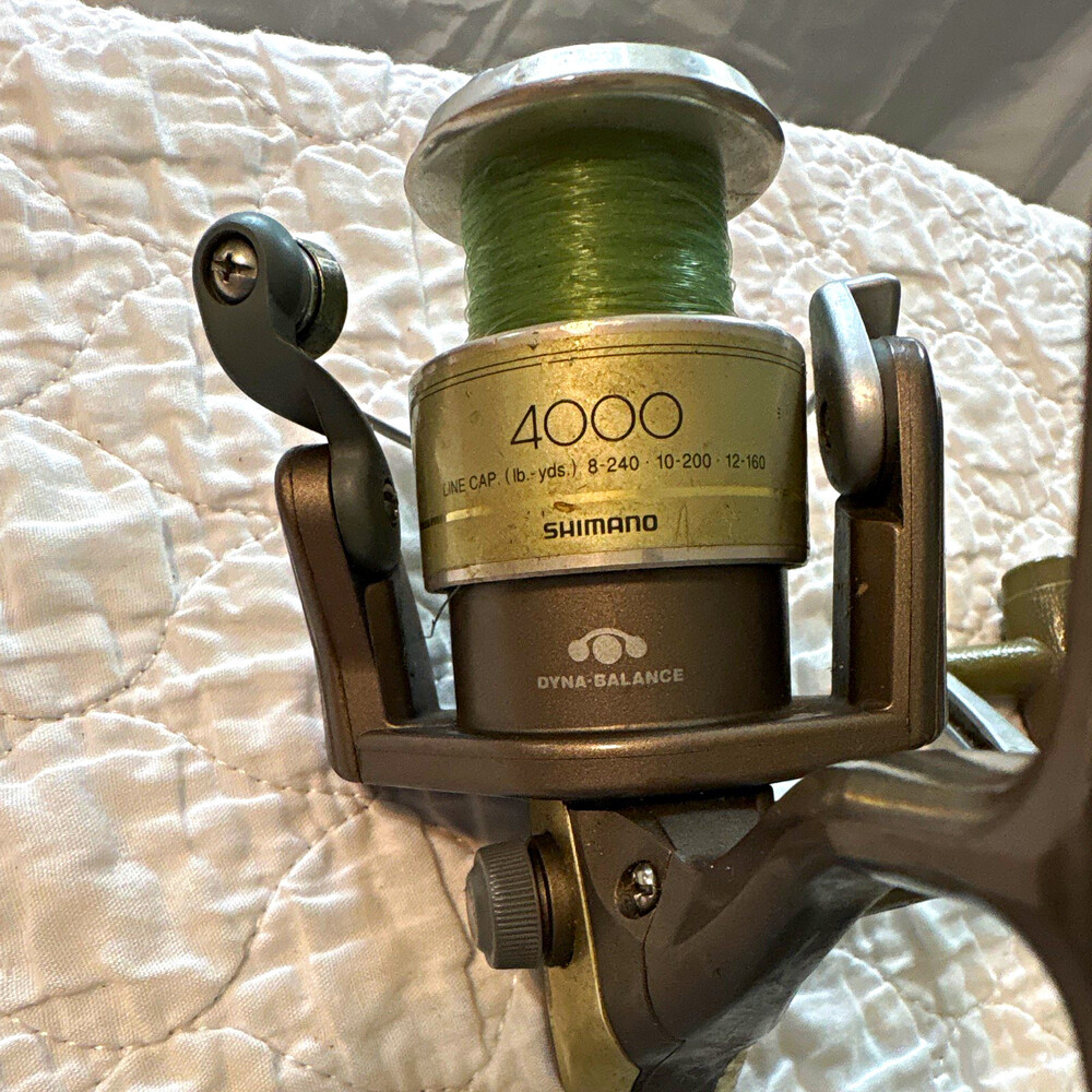 Shimano Malavia 4000F Spinning Reel Size 4000 Pre-Spooled 2BB Anti-Reverse
